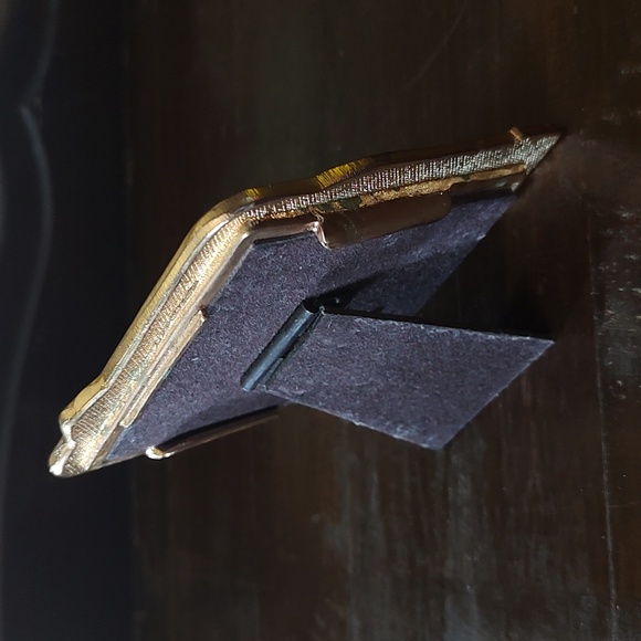 Equestrian Frame 🐎 Enamel & Brass Picture Frame Vintage Neutral Small - Picture 10 of 10